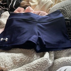 medium blue under armor spandex